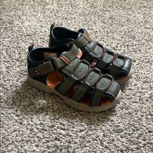 Eddie Bauer Kids Olive Sandals